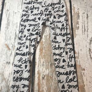 Fab Kids Writing Leggings